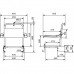 Linido Douchezitting met Armleggers, Rugleuning en Verkorte Zitting